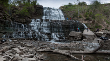 Albion Falls – Lyme Disease Awareness Month Illumination